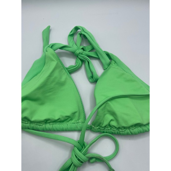 Becca Mint Triangle Bikini Swim‎ Bikini Top Women's Size Large - Picture 5 of 7